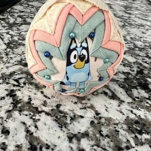 Bluey inspired quilted ornament